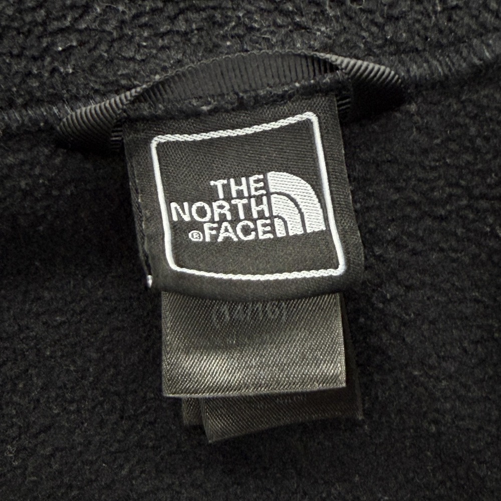 The North Face Jacket Youth Large Black Fleece Zip Pockets Casual Hiking‎ Logo - Picture 5 of 9